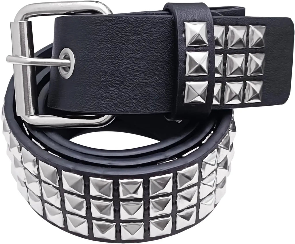 Studded Belt Punk Belt Y2K Goth Rivet Belts For Women Unisex Christmas Gift