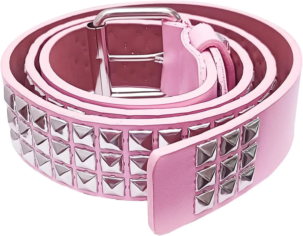 Studded Belt Punk Belt Y2K Goth Rivet Belts For Women Unisex Christmas Gift