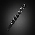 Punk Studded Hip-Hop Fashion Skull Faux Leather Bracelet Suitable for Everyday Wear, Festive Parties, Stylish Accessory Or Gift
