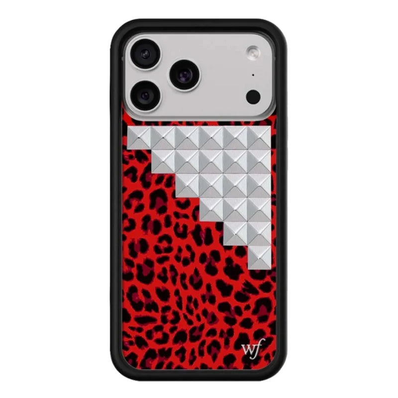 Wildflower Studs Collection Phone Case for iPhone 17ProMax 12 13 14 15 16 17 Pro Max Plus Air Custom 3D Rivet shockproof Cover